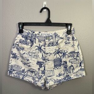 American Apparel La Toile High Waisted Shorts Size 25